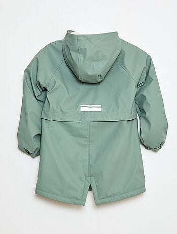Parka idrorepellente con cappuccio interamente foderato