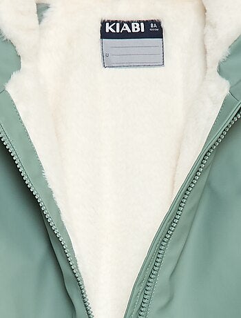 Parka idrorepellente con cappuccio interamente foderato