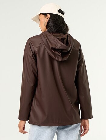 Parka idrorepellente con cappuccio