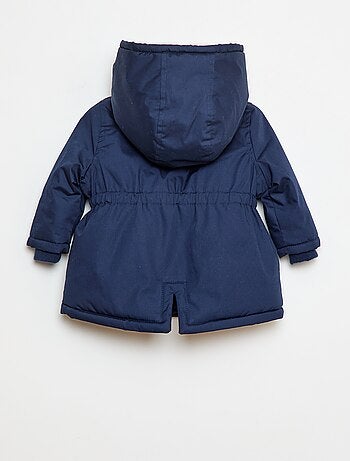 Parka idrorepellente con cappuccio