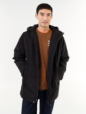 Parka idrorepellente con cappuccio