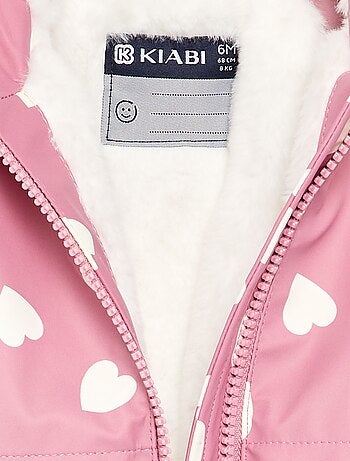 Parka idrorepellente con cappuccio