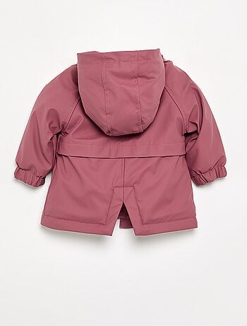 Parka idrorepellente con cappuccio