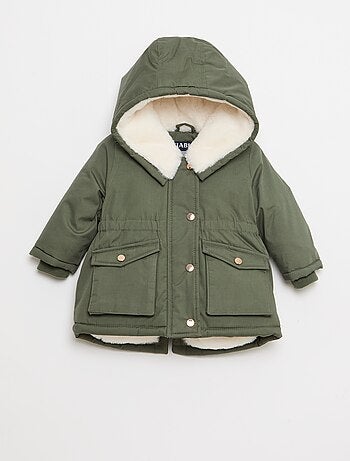 Parka idrorepellente con cappuccio