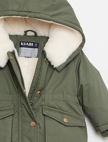 Parka idrorepellente con cappuccio
