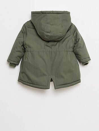 Parka idrorepellente con cappuccio