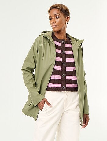 Parka idrorepellente con cappuccio