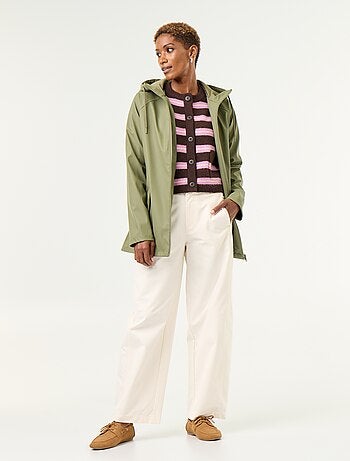 Parka idrorepellente con cappuccio