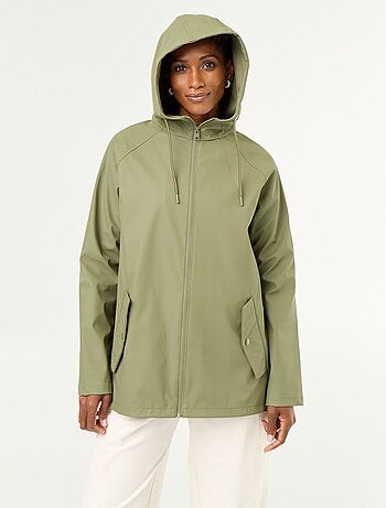 Parka idrorepellente con cappuccio