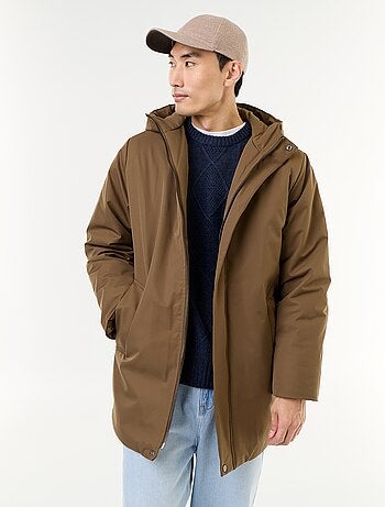 Parka idrorepellente con cappuccio
