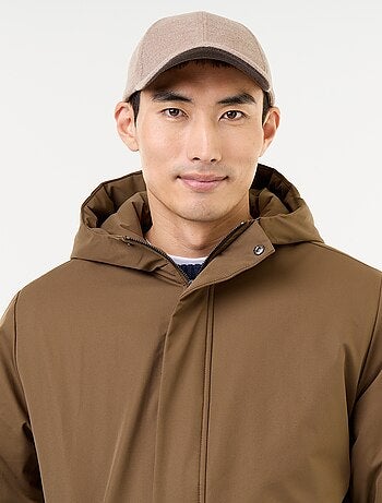 Parka idrorepellente con cappuccio