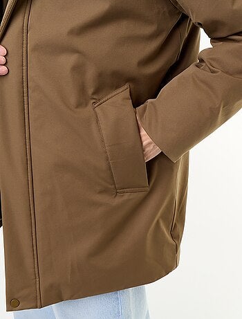Parka idrorepellente con cappuccio