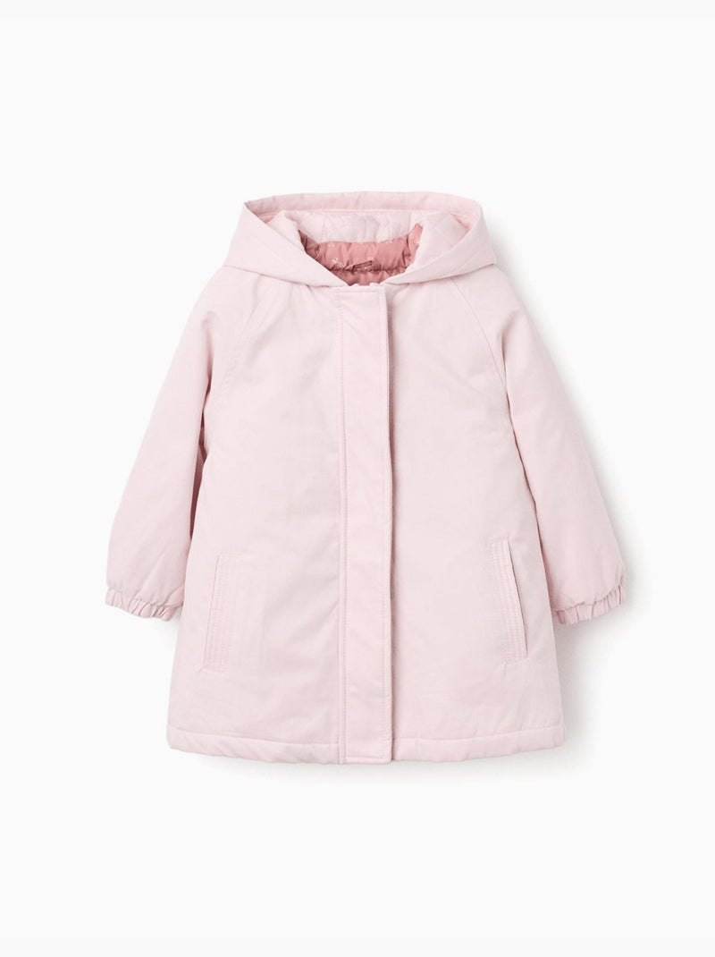 Parka imbottita 3 in 1 con cappuccio Rosa chiaro - Kiabi