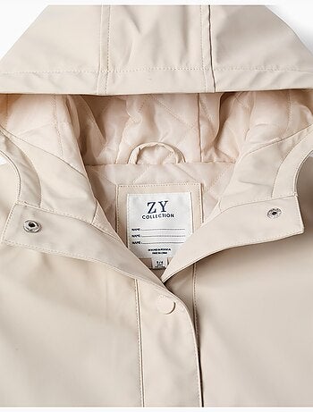 Parka imbottita con cappuccio e fodera