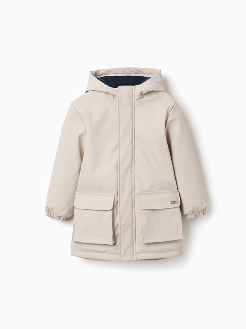 Parka imbottita con cappuccio e tasche frontali - Kiabi