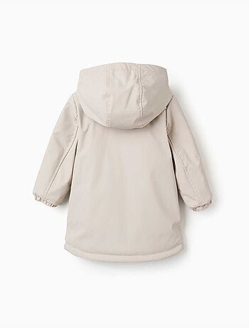 Parka imbottita con cappuccio e tasche frontali