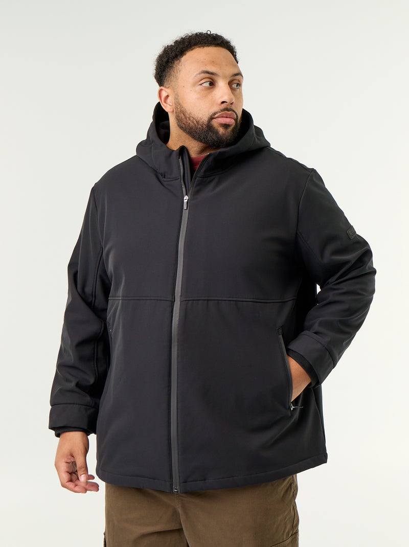 Parka imbottita con cappuccio Nero - Kiabi