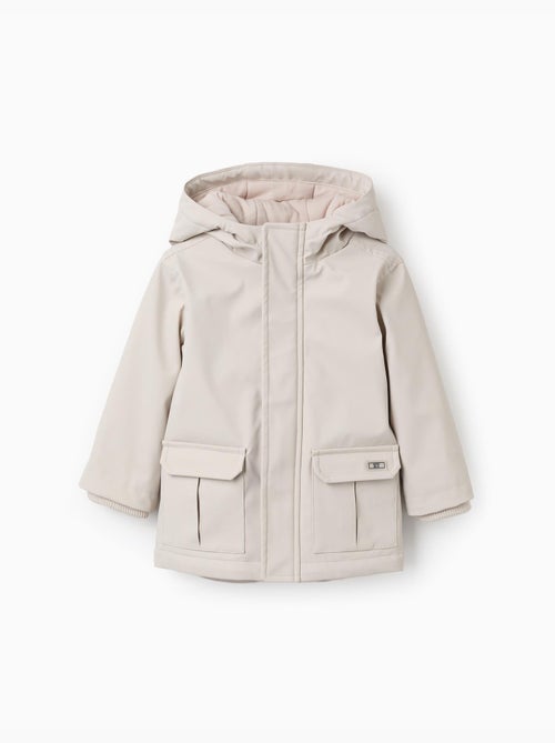 Parka imbottita in gomma con cappuccio - Kiabi