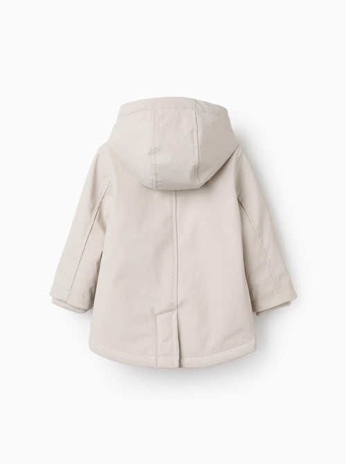 Parka imbottita in gomma con cappuccio - Kiabi