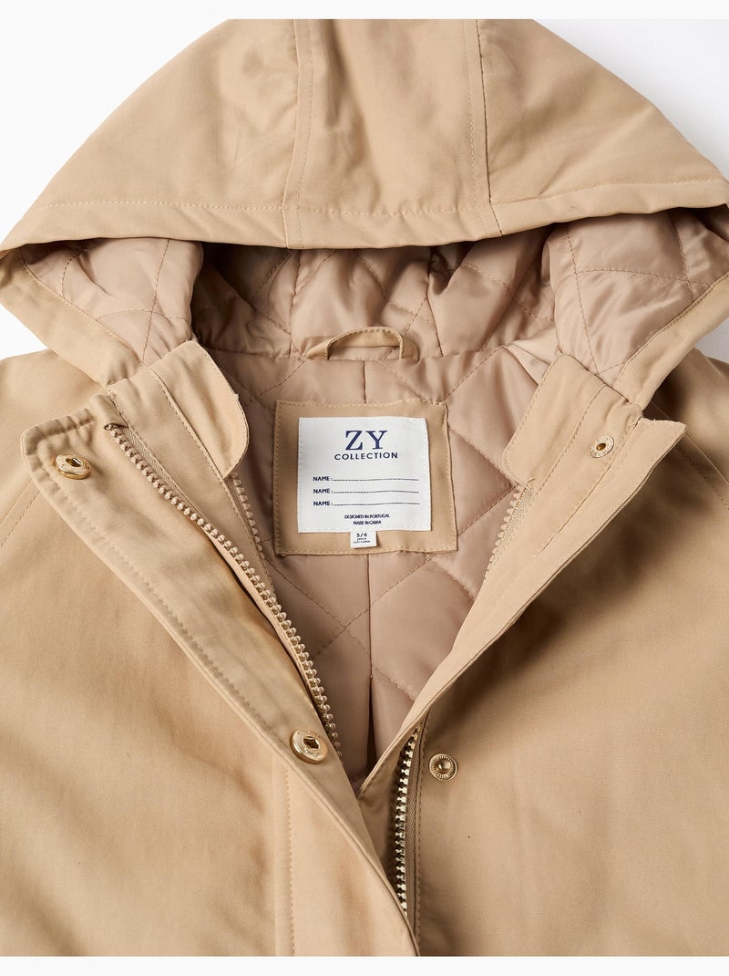 Parka imbottito 3-in-1 con cappuccio Beige chiaro - Kiabi