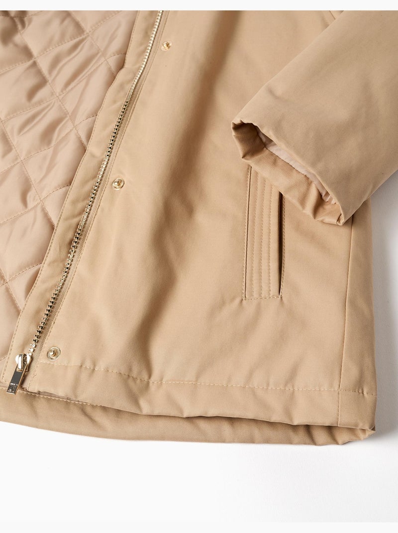Parka imbottito 3-in-1 con cappuccio Beige chiaro - Kiabi