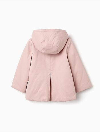 Parka imbottito con cappuccio staccabile e tasche