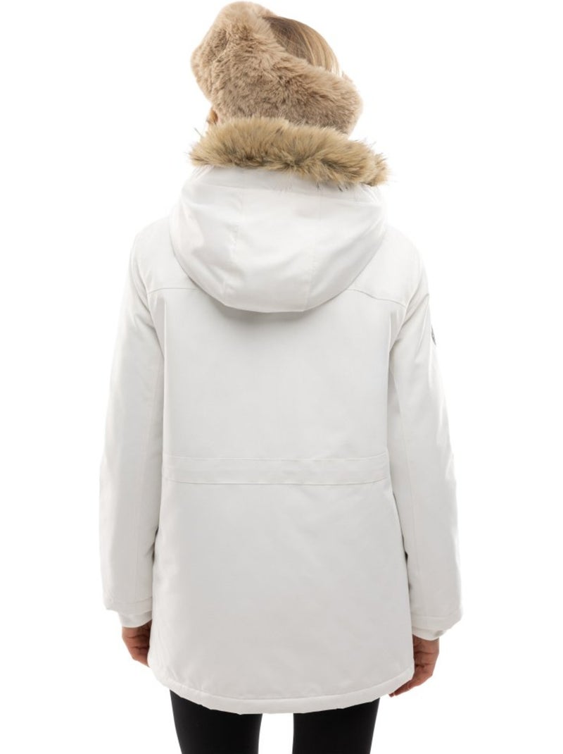 Parka imbottito da donna donna abisko Bianco - Kiabi