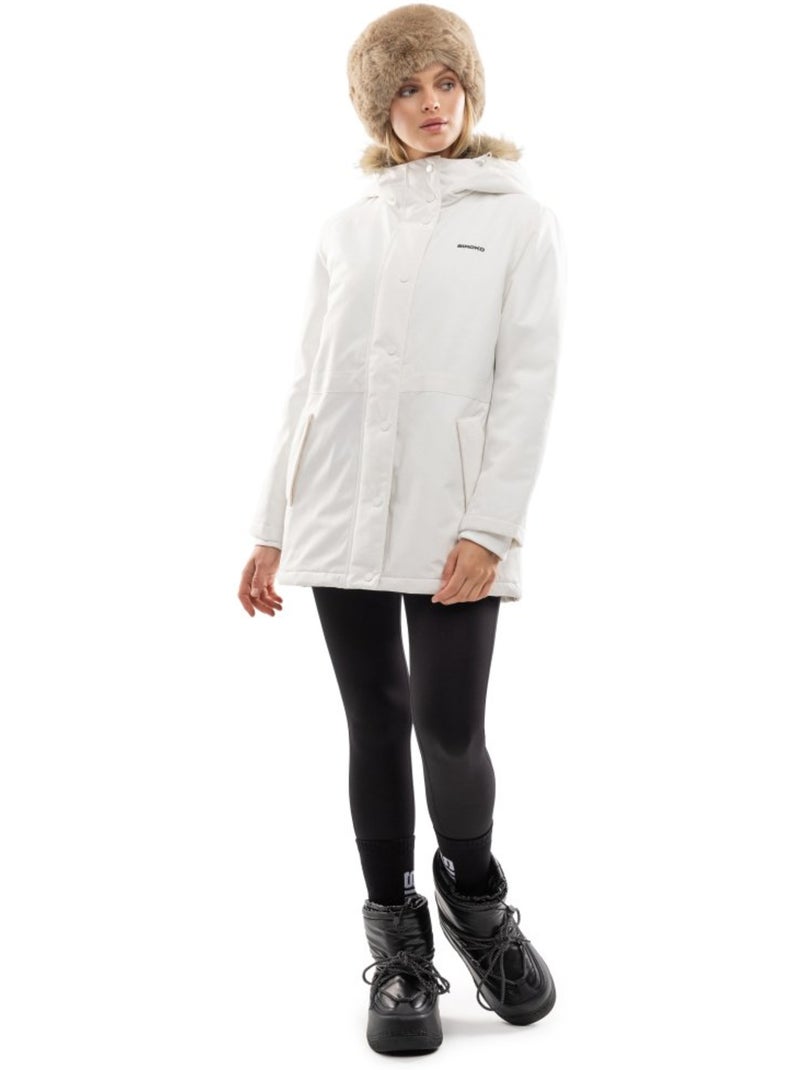 Parka imbottito da donna donna abisko Bianco - Kiabi