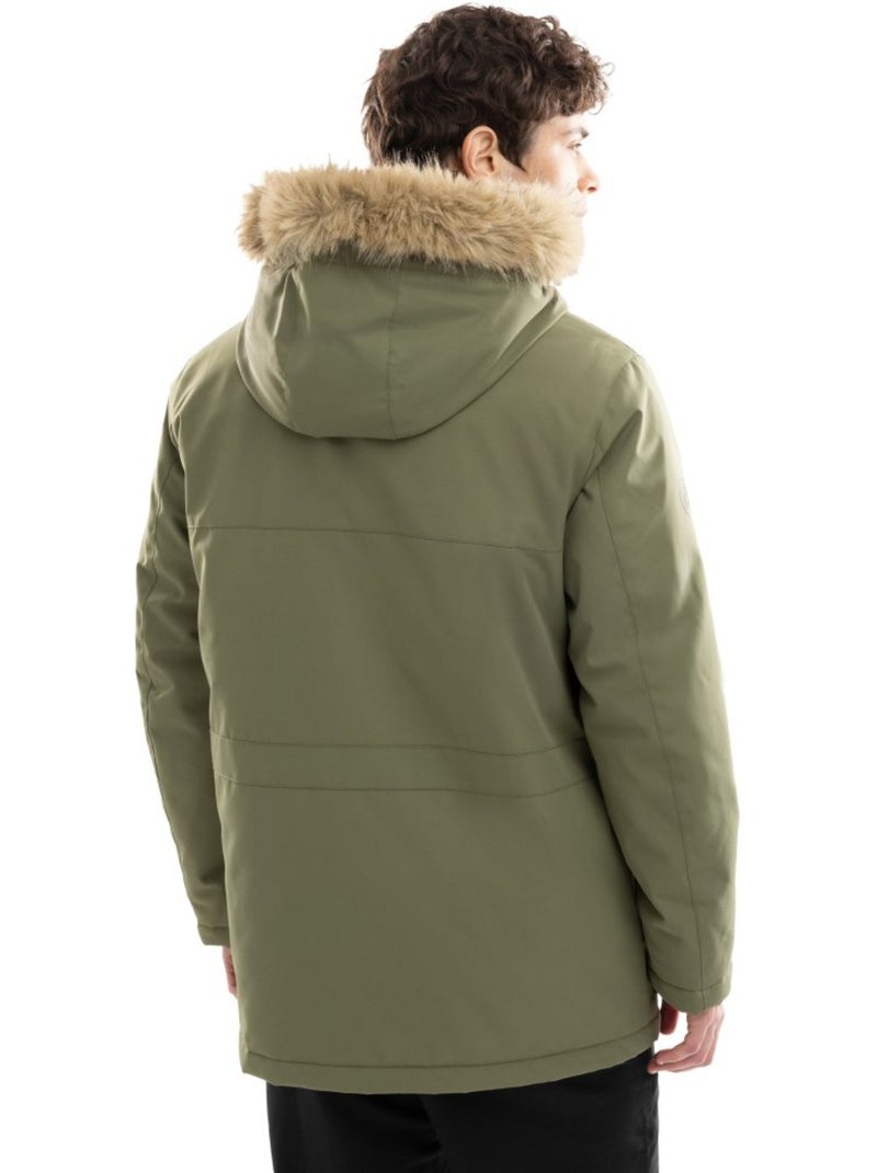 Parka imbottito da uomo uomo ivalo Verde - Kiabi