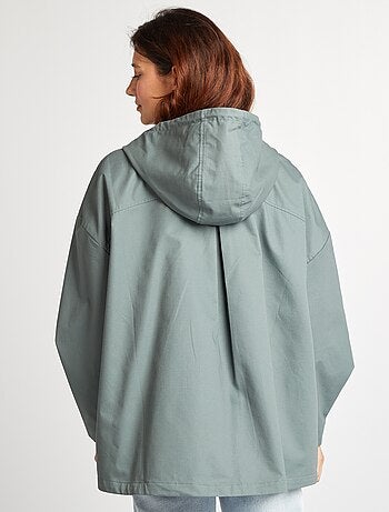 Parka impermeabile con cappuccio oversize con cappuccio parka impermeabile con cappuccio -