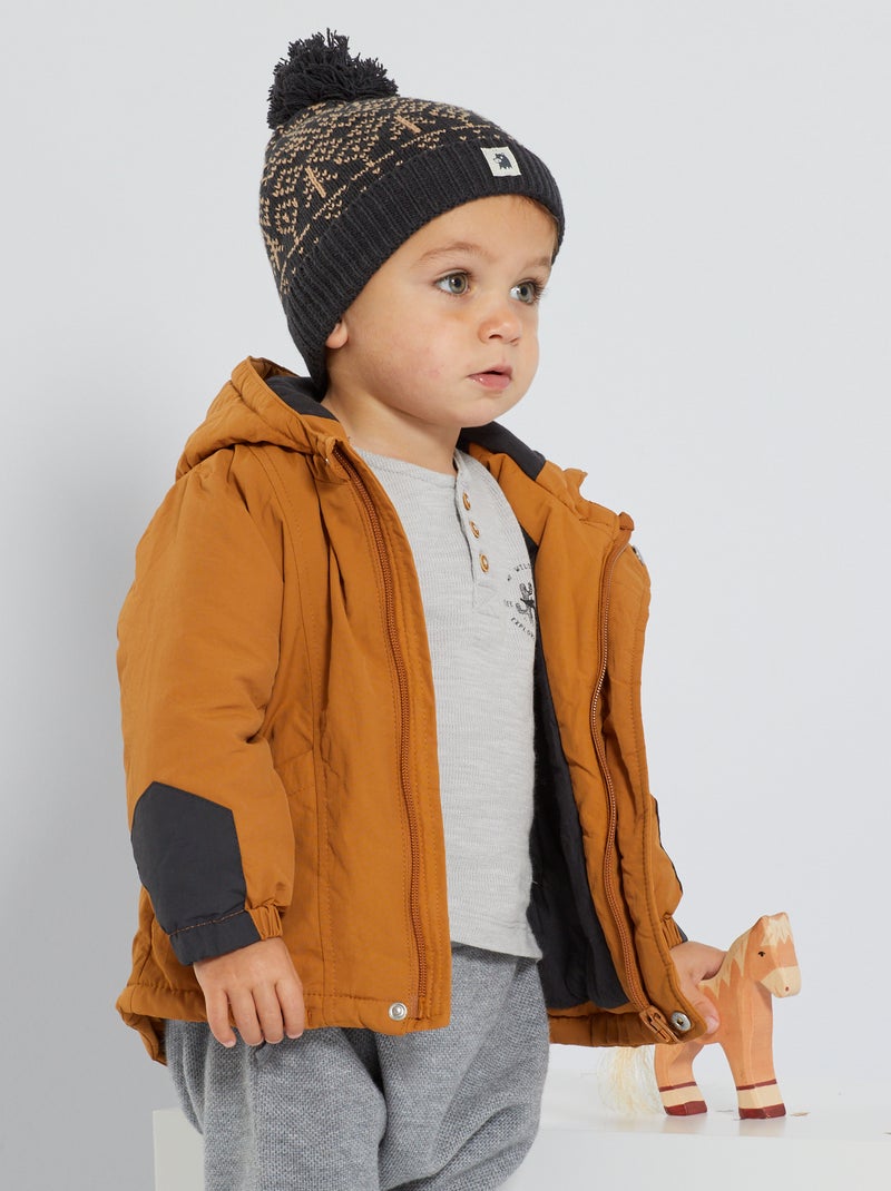 Parka impermeabile MARRONE - Kiabi