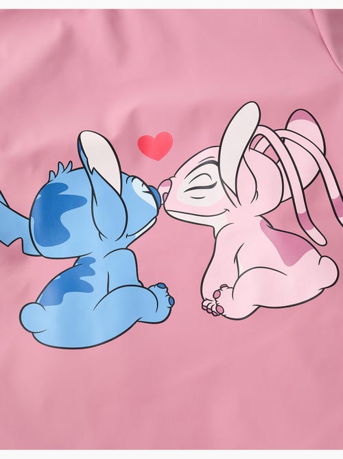 Parka in gomma con cappuccio con stampa di stitch e angel - Kiabi