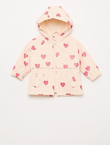 Parka in gomma con cappuccio