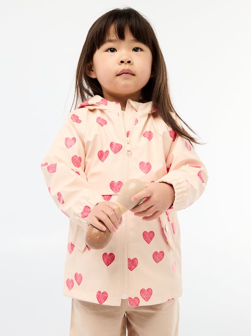 Parka in gomma con cappuccio - Kiabi