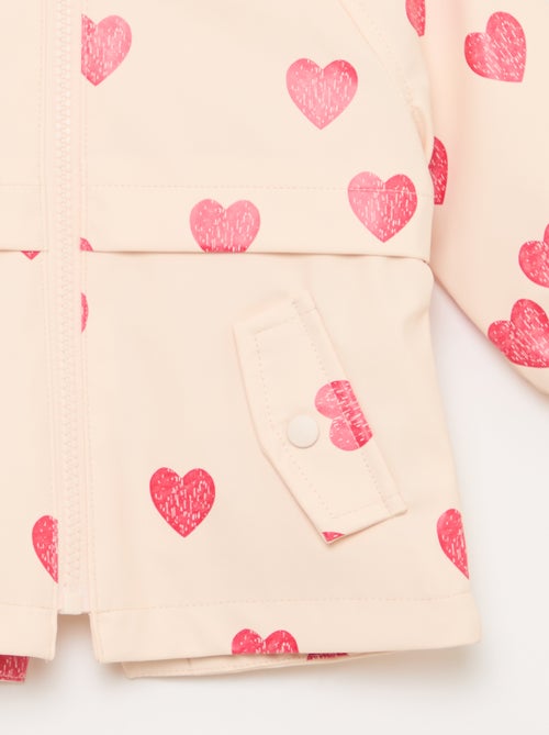 Parka in gomma con cappuccio - Kiabi