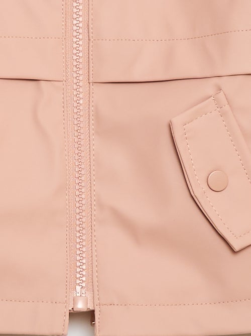 Parka in gomma con cappuccio - Kiabi