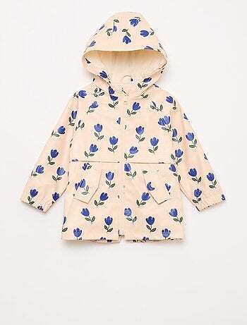 Parka in gomma con cappuccio