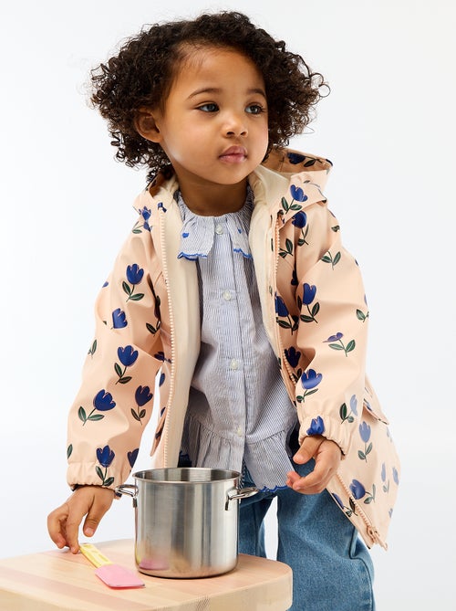 Parka in gomma con cappuccio - Kiabi