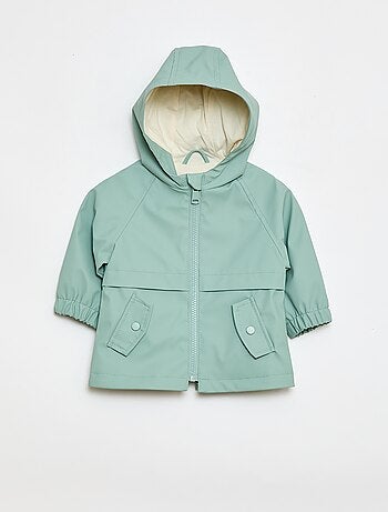 Parka in gomma con cappuccio