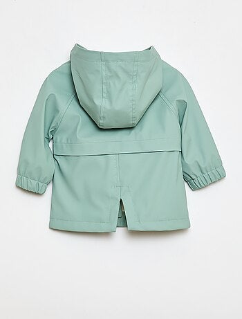 Parka in gomma con cappuccio