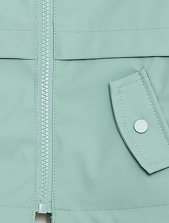 Parka in gomma con cappuccio