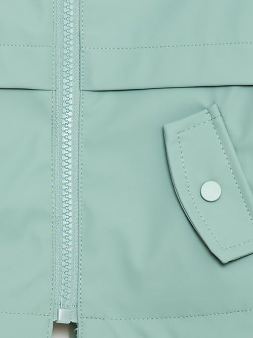 Parka in gomma con cappuccio - Kiabi