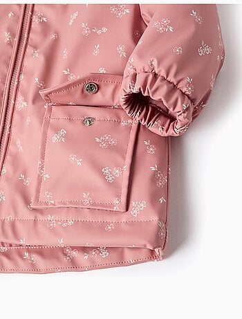 Parka in gomma imbottita con cappuccio