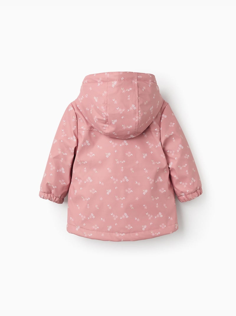 Parka in gomma imbottita con cappuccio Rosa - Kiabi