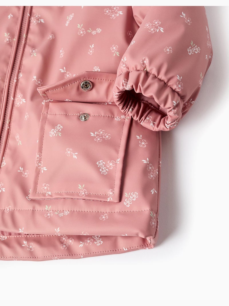 Parka in gomma imbottita con cappuccio Rosa - Kiabi