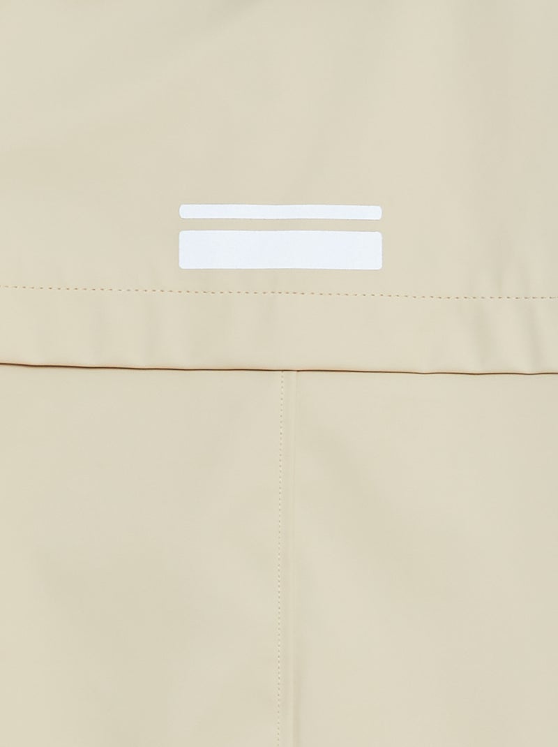 Parka in tela cerata con cappuccio BLU - Kiabi