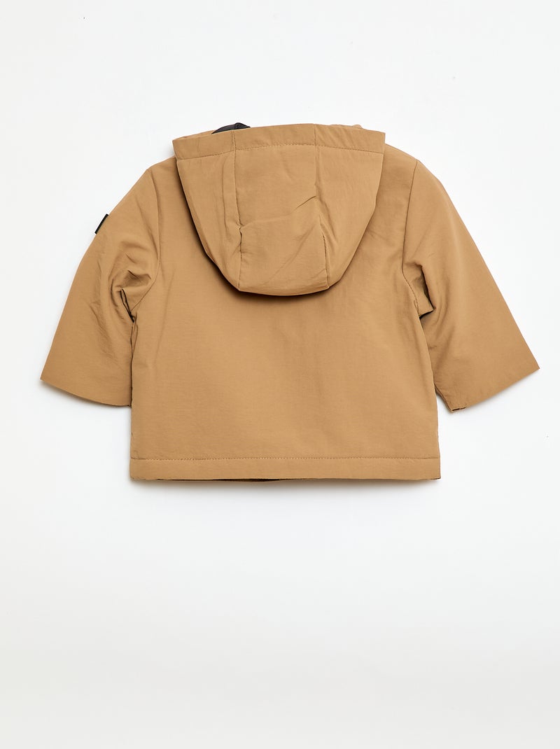 Parka leggera con cappuccio Beige - Kiabi