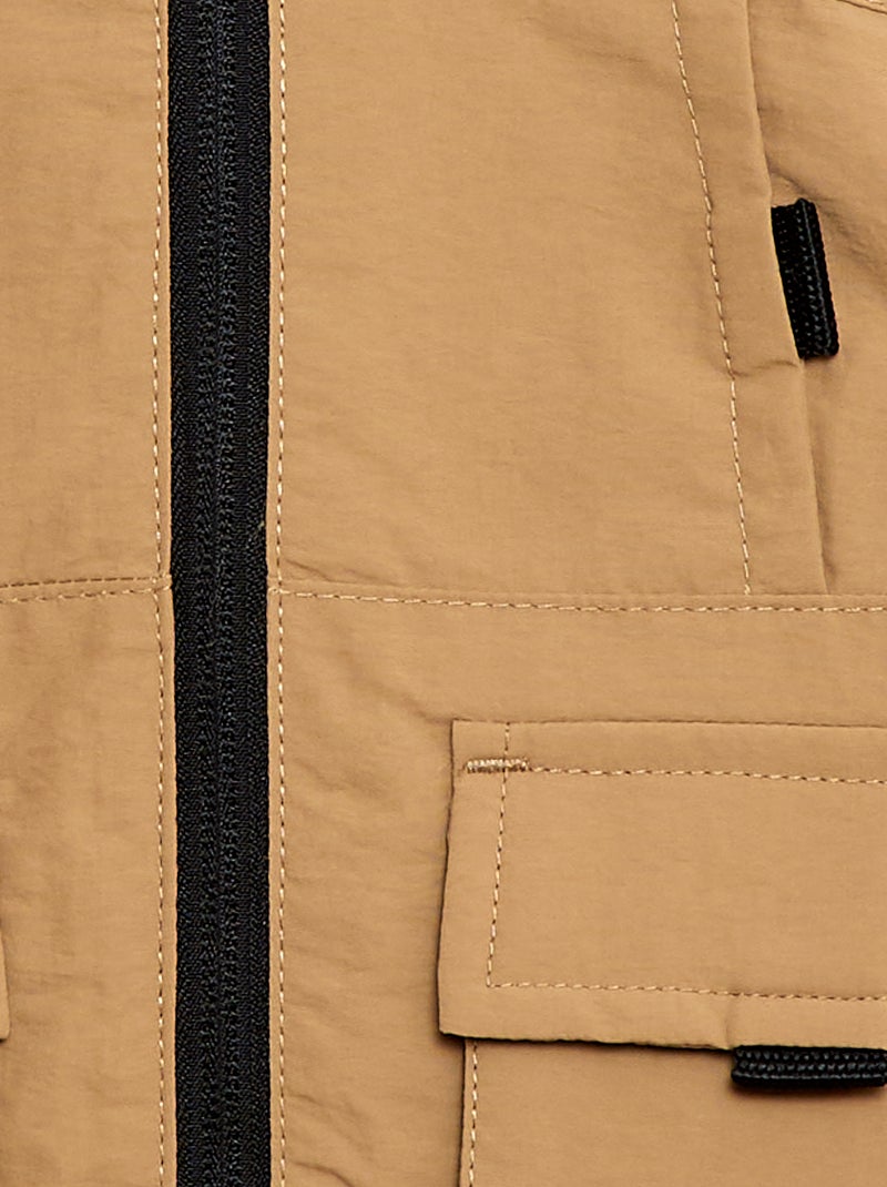 Parka leggera con cappuccio Beige - Kiabi
