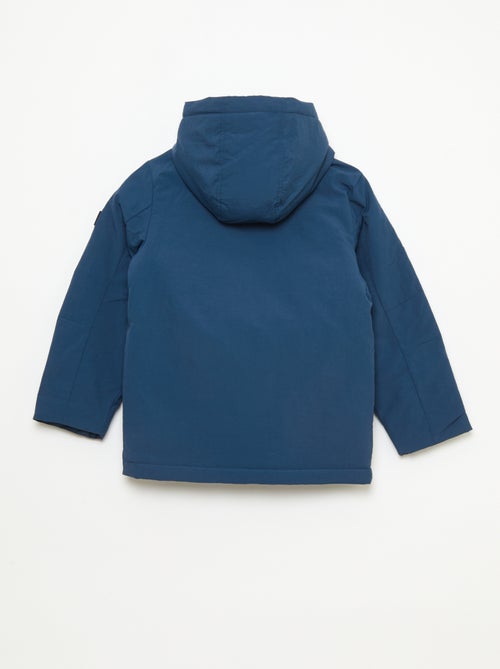 Parka leggera con cappuccio e 2 tasche a soffietto con patta - Kiabi