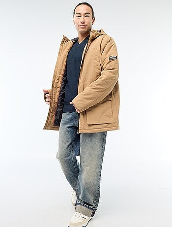 Parka leggera con cappuccio idrorepellente